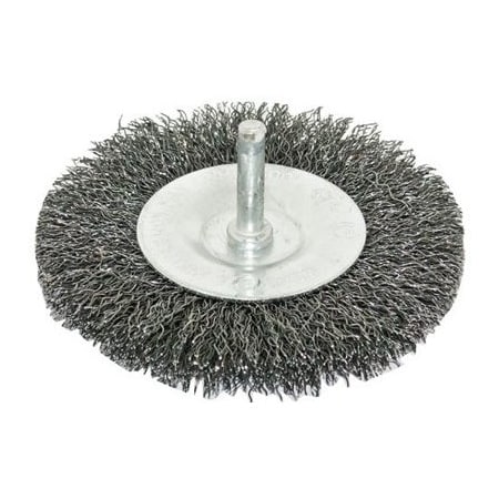 A E S Industries Coarse WIRE - 4" Wire Wheel w/1/4" Shank AD1864